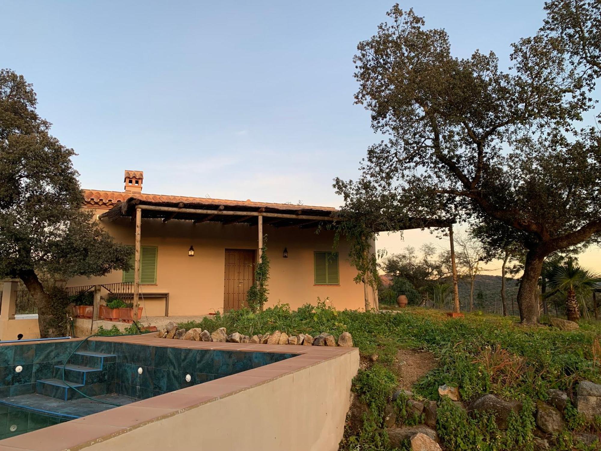 Alojamiento Rural En Aracena. Finca El Rehilete ภายนอก รูปภาพ
